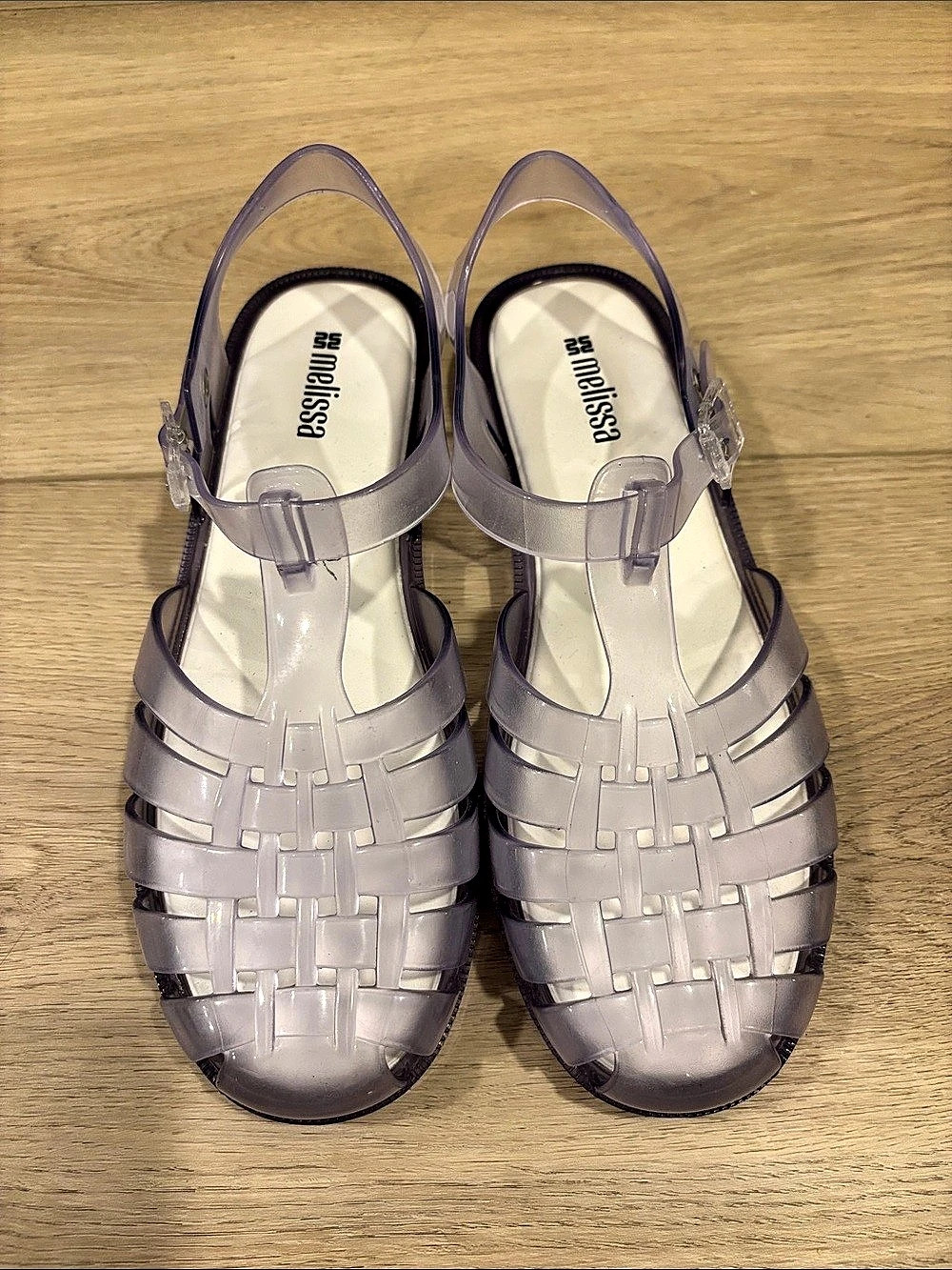Melissa Possession Platform II Jelly Fisherman Sandals in Purple